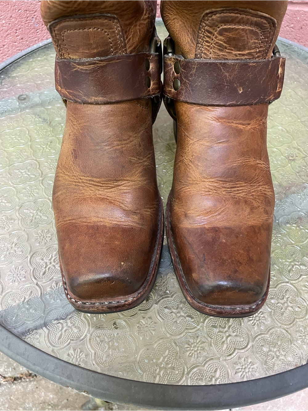 Frye 12R Vintage Harness Boots Size 7.5 - Picture 8 of 15